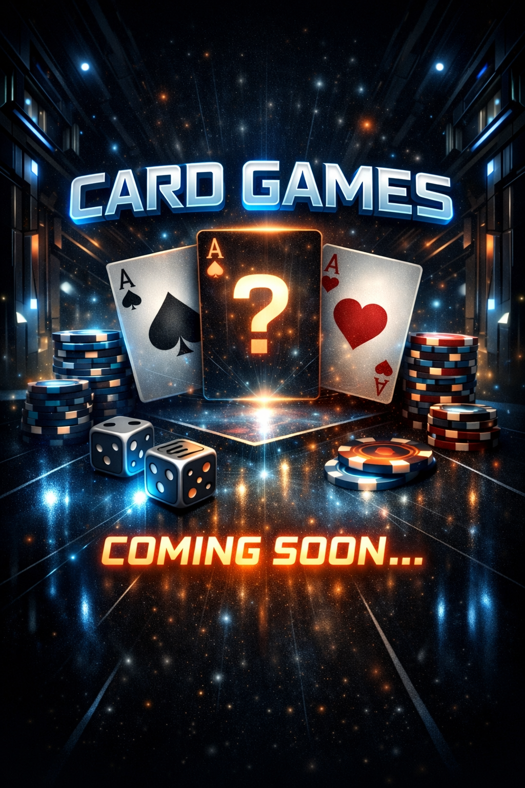 Novacraft assorted card games promotional artwork
